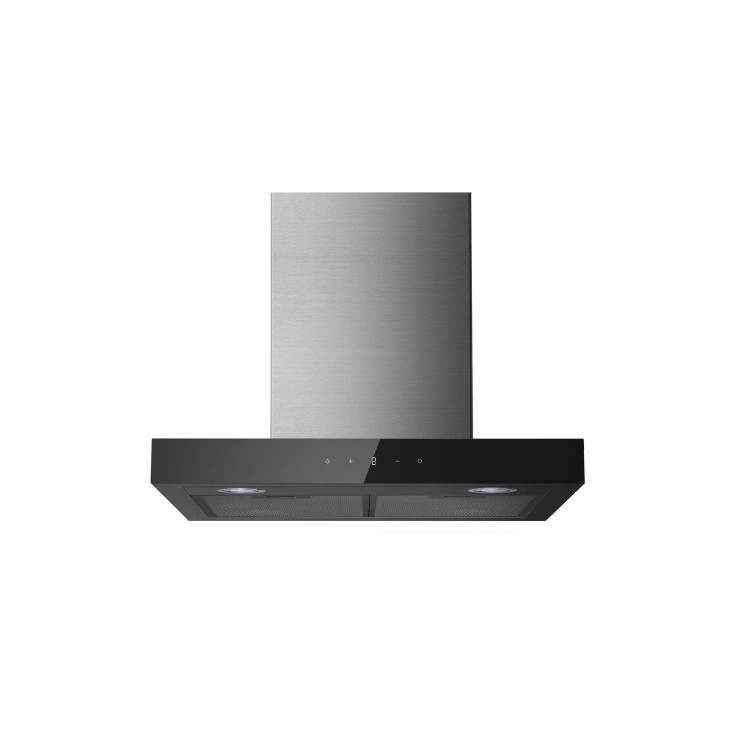 electriQ 60cm Box Slimline Touch Control Chimney Cooker Hood  -  5 Year warranty
