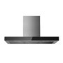 electriQ 90cm Slimline Box Touch Control Stainless Steel Wall Mounted Chimney Cooker Hood  -  5 Year warranty