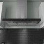 electriQ 90cm Slimline Box Touch Control Stainless Steel Wall Mounted Chimney Cooker Hood  -  5 Year warranty