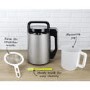 GRADE A1 - electriQ 7-in-1 1.3L Soup & Smoothie Maker - Baby Food & Soy Milk Machine
