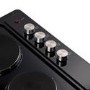 electriQ 60cm Sealed Plate Hob - Black