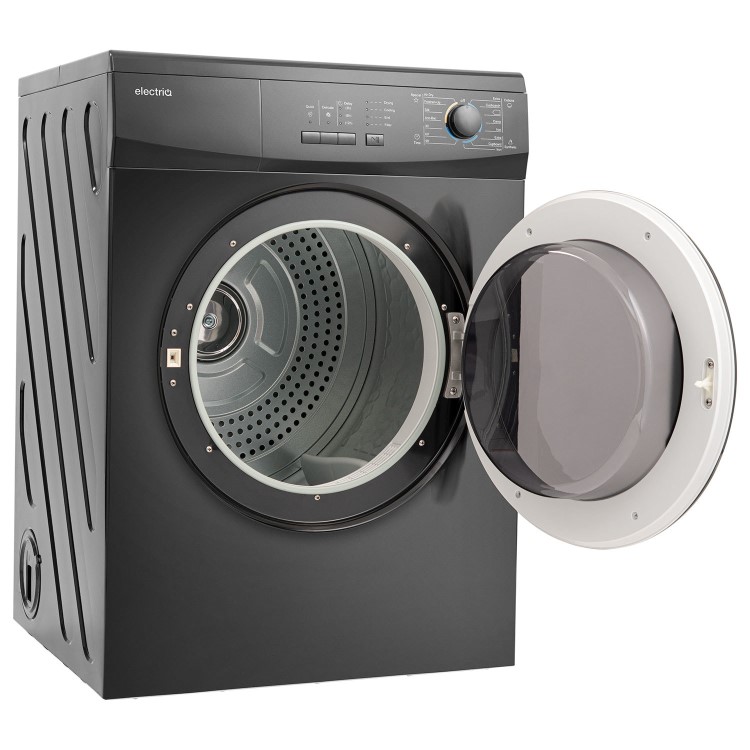 electriQ Series 2 7kg Vented Tumble Dryer - Black