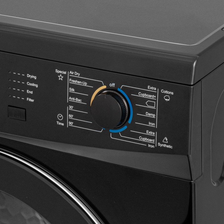 electriQ Series 2 7kg Vented Tumble Dryer - Black