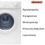 Refurbished electriQ EIQTD7G Freestanding Vented 7KG Tumble Dryer White