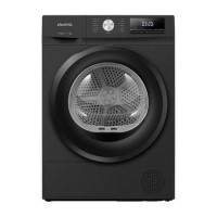 electriQ 9kg Heat Pump Tumble Dryer - Black