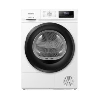 electriQ 9kg Heat Pump Tumble Dryer - White