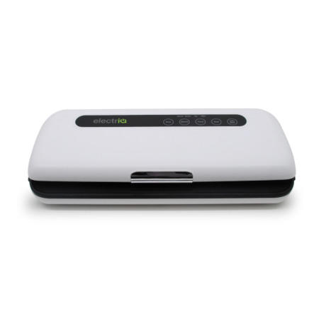 electriQ Food Saver Vacuum Sealer Machine with Gentle Setting - White