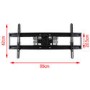 GRADE A2 - electriQ Multi-Action Articulating TV Wall Bracket for TVs up to 80" with VESA up to 800 x 400mm and 45kg Load
