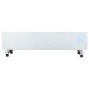 A1/ELPH750LEDWW Refurbished - electriQ 750W Smart Designer Slim Glass Panel Heater - Wall Mountable & Bathroom Safe - White