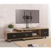 Ex Display - electriQ Table Top TV Pedestal Stand for TVs up to 65&quot; with VESA upto 600 x 400