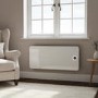 electriQ 2000W Smart Wall Mountable Panel Heater with Thermostat and Weekly Timer - Bathroom Safe