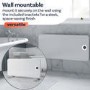 electriQ 2000W Smart Wall Mountable Panel Heater with Thermostat and Weekly Timer - Bathroom Safe