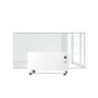Refurbished electriQ 1000W Slim Wall Mountable Panel Heater with Digital Thermostat and Weekly Time IP24 Bathroom Safe