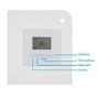 GRADE A2 - Ultraslim Paintable 550 Watt WiFi  Wall Mountable Panel Heater with Smart App