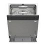 electriQ Series 2 Integrated Dishwasher - C-Rated Black control panel