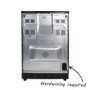 GRADE A2 - electriQ 60cm Electric Cooker with Double Oven and Ceramic Hob in Black