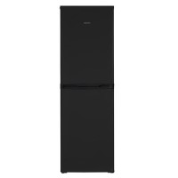 GRADE A2 - electriQ 242 Litre 50/50 Freestanding Fridge Freezer - Black