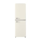 EQ5050RETROCREAMVE  electriQ 246 Litre 50/50 Retro Freestanding Fridge Freezer - Cream