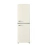 electriQ 246 Litre 50/50 Retro Freestanding Fridge Freezer - Cream