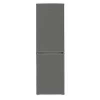 GRADE A2 - electriQ EQ55176SIL 231 Litre Freestanding Fridge Freezer 50/50 Split Frost Free 55cm Wide - Silver