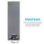 GRADE A2 - electriQ EQ55176SIL 231 Litre Freestanding Fridge Freezer 50/50 Split Frost Free 55cm Wide - Silver