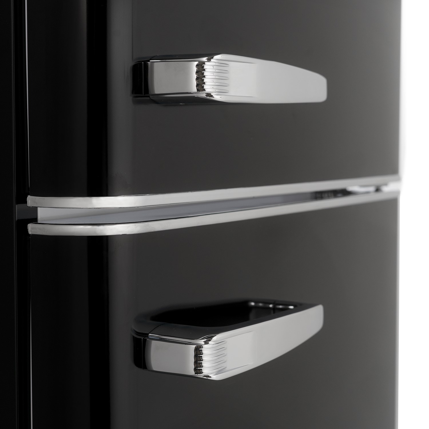 GRADE A2 electriQ 60 40 Retro Freestanding Fridge Freezer