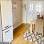 Refurbished electriQ 60/40 Retro Freestanding Fridge Freezer - Cream