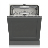 electriQ Series 2 Integrated Dishwasher - C-Rated Black control panel