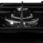 electriQ 60cm Dual Fuel Mini Range Cooker - Black