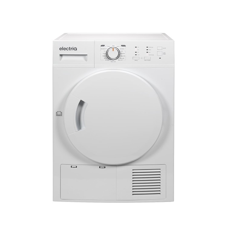 Refurbished electriQ 8kg Heat Pump Tumble Dryer - White