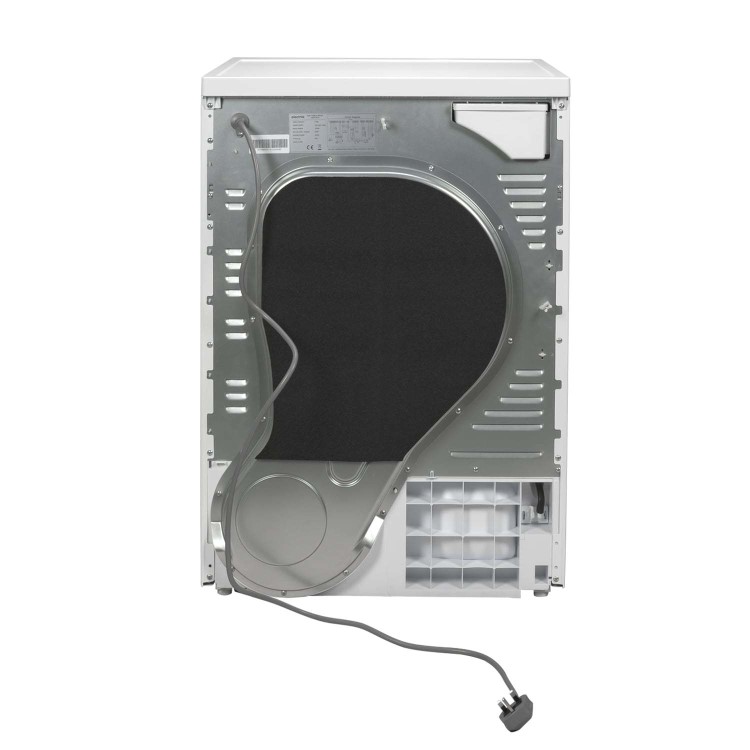 Refurbished electriQ 8kg Heat Pump Tumble Dryer - White