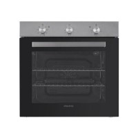 GRADE A2 - electriQ 73L Plug In Electric Fan Assisted Single Oven - Stainless Steel