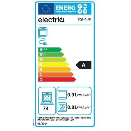 electriQ Plug In Fan Assisted Electric Single Oven - Stainless Steel