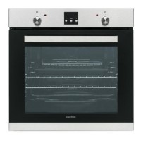 GRADE A1 - electriQ Extra Large 78 Litre Electric Built-in Stainless Steel Single Oven - Supplied with a plug