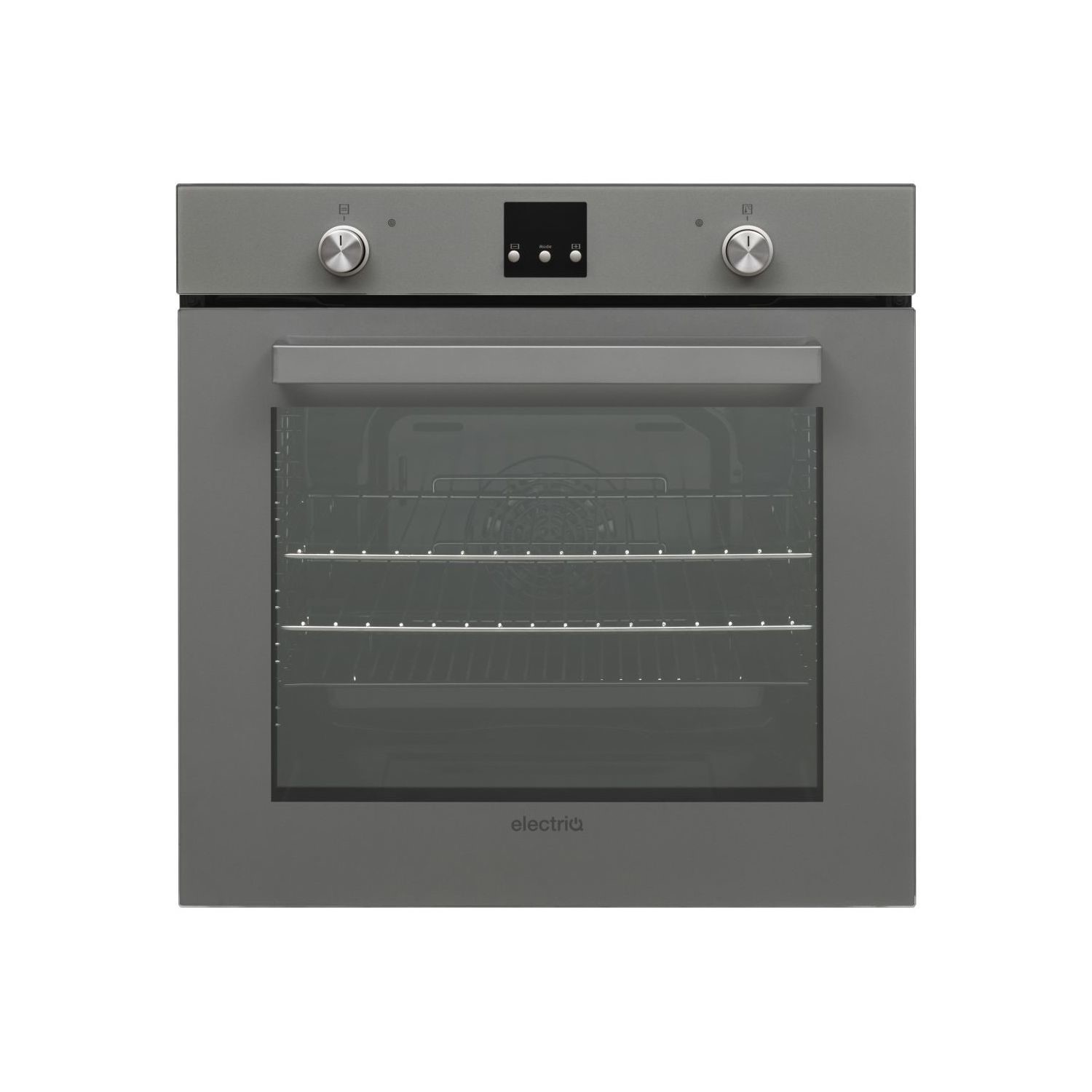 Refurbished electriQ EQBIOLUNARGREY 60cm Single Built In Electric Oven