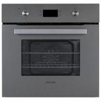 Refurbished electriQ EQBIOPYROVLG 60cm Single Built In Electric Oven Grey