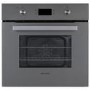 Refurbished electriQ EQBIOPYROVLG 60cm Single Built In Electric Oven Grey