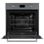 Refurbished electriQ EQBIOPYROVLG 60cm Single Built In Electric Oven Grey