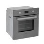 Refurbished electriQ EQBIOPYROVLG 60cm Single Built In Electric Oven Grey