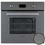 Refurbished electriQ EQBIOPYROVLG 60cm Single Built In Electric Oven Grey