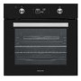 Refurbished electriQ EQBIOPYROV 60cm Single Built In Electric Oven Black