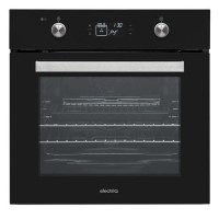 Refurbished electriQ EQBIOPYROV 60cm Single Built In Electric Oven Black