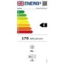 Refurbished electriQ EQBUINTFREEZERVE Integrated 96 Litre Under Counter Freezer
