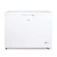 GRADE A2 - electriQ 300 Litre Chest Freezer 67cm Deep A+ Energy Rating 112cm Wide - White