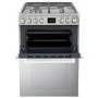 Refurbished electriQ EQDF60MD 60cm Double Oven Dual Fuel Cooker with Mirror Door