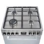 Refurbished electriQ EQDF60MD 60cm Double Oven Dual Fuel Cooker with Mirror Door