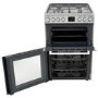 Refurbished electriQ EQDF60MD 60cm Double Oven Dual Fuel Cooker with Mirror Door