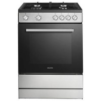 GRADE A3 - electriQ 60cm Dual Fuel Cooker - Stainless Steel