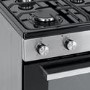 Refurbished electriQ EQDFS1C60A 60cm Dual Fuel Cooker Stainless Steel