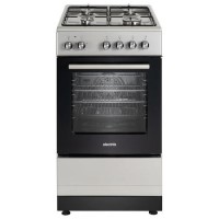 electriQ 50cm Dual Fuel Cooker - Silver